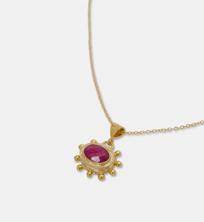 Ottoman Hands Necklace Zand Ruby, Packshot View