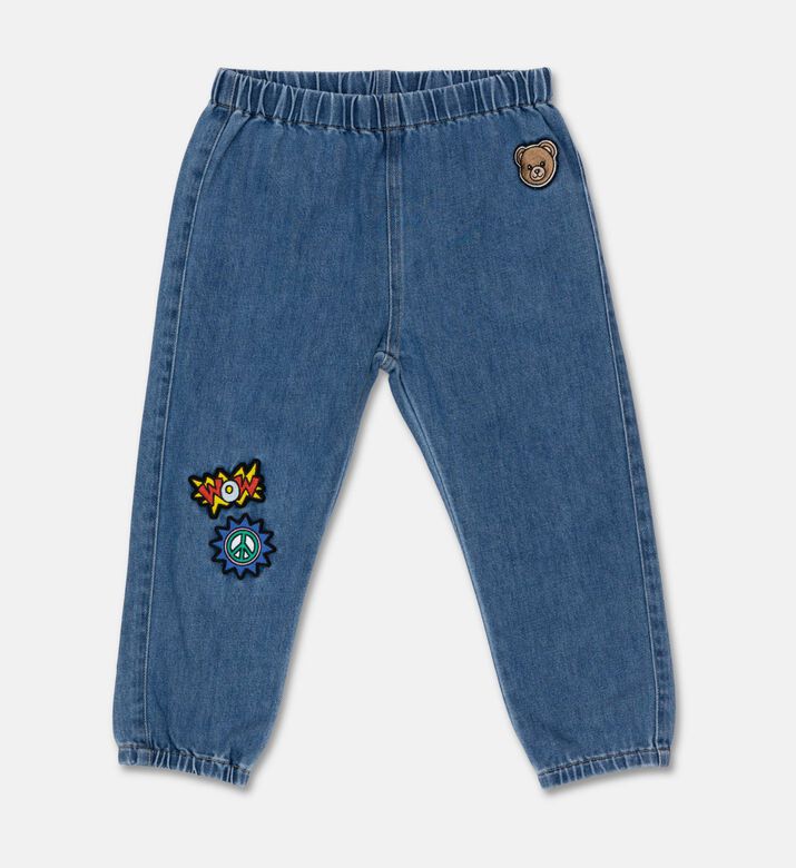 Moschino BKT Denim Elasticated Waist Trousers, Packshot View