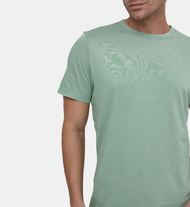 تيشيرت قطن بأكمام قصيرة