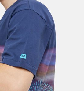 تي شيرت عمل فني غير واضح للمناظر الطبيعية