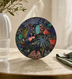 Gien Jardin Du Palais 4-piece Dessert Plate Set, 22-cm, Model View