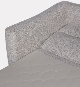 Home Deco and More Sofabed Lucy 2.5 Seater, Light-grey, Packshot View