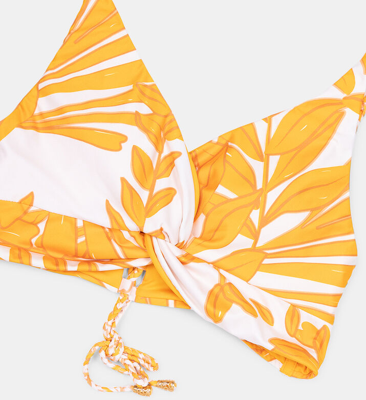 بلوزة بيكيني بعقدة مطبوعة من Lua