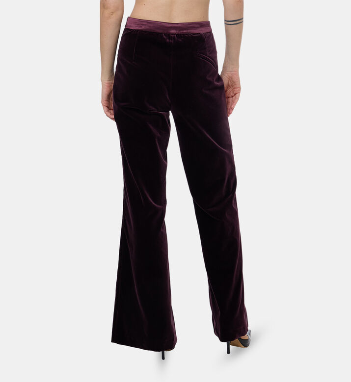 Federica Tosi Wide-leg Button Closure Pants, Model View