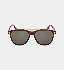 نظارات شمسية مزدوجة الجسر بصدف السلحفاة 54