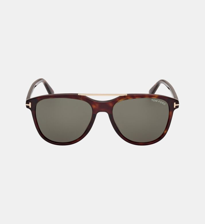 Double Bridge Tortoiseshell Sunglasses 54