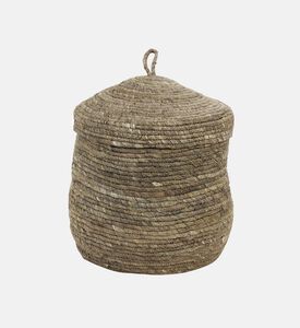 مجموعة تخزين سلة بغطاء من مانجالا