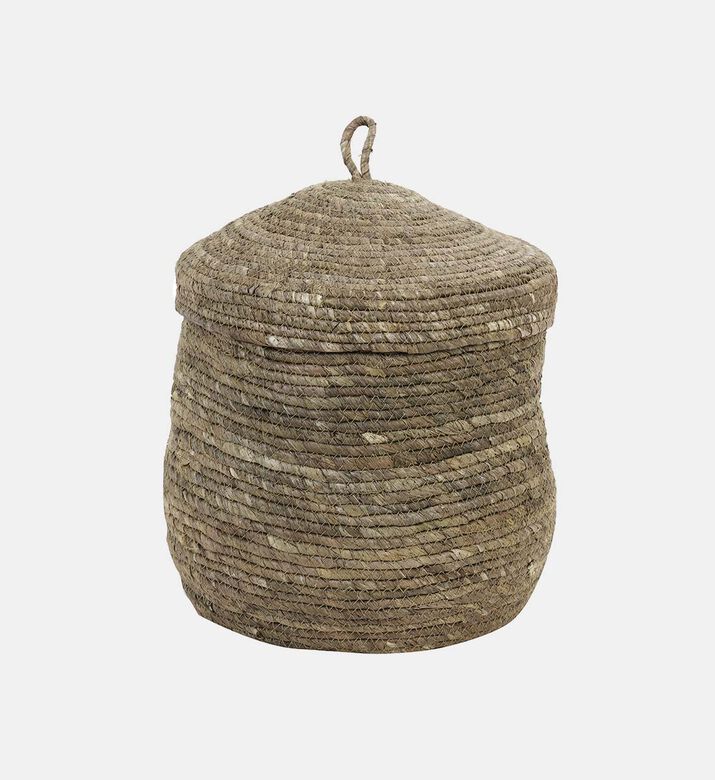 مجموعة تخزين سلة بغطاء من مانجالا