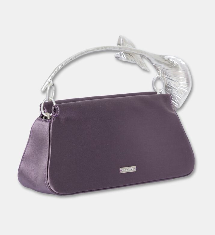 Cult Gaia Calla Top Handle Bag, Dark-purple, Packshot View