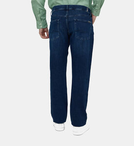 Patch Pockets Denim Pants