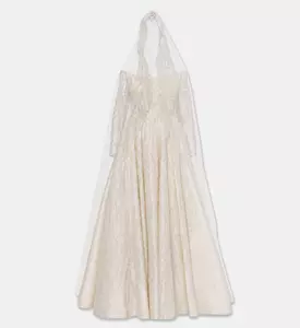 L Atelier Du Luxe Taffeta Lace Appliqu&eacute; Gown, Packshot View