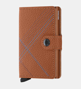 محفظة سيكريد جلد رفيعة بغرزة