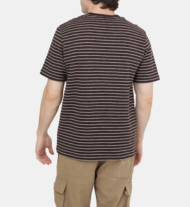 Sajesse Stripped Crewneck T-shirt