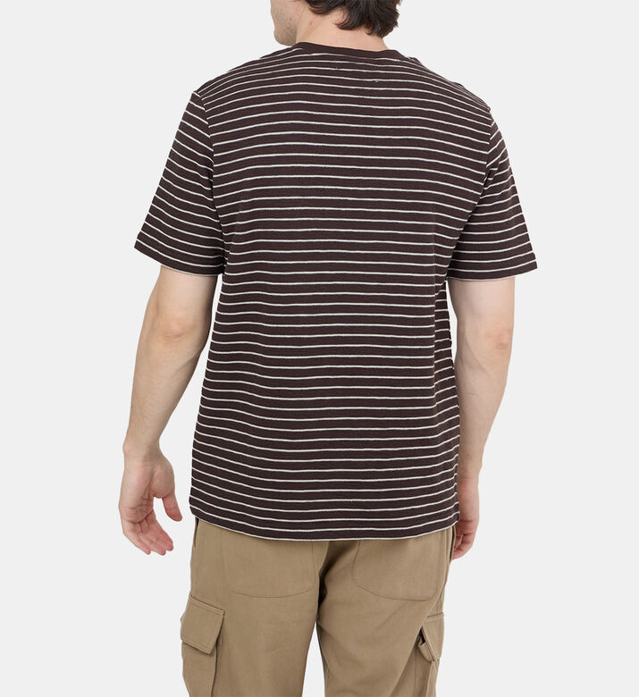 Sajesse Stripped Crewneck T-shirt