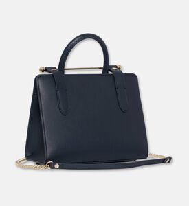 Strathberry Top Handle Mini Tote Bag, Dark-blue, Packshot View