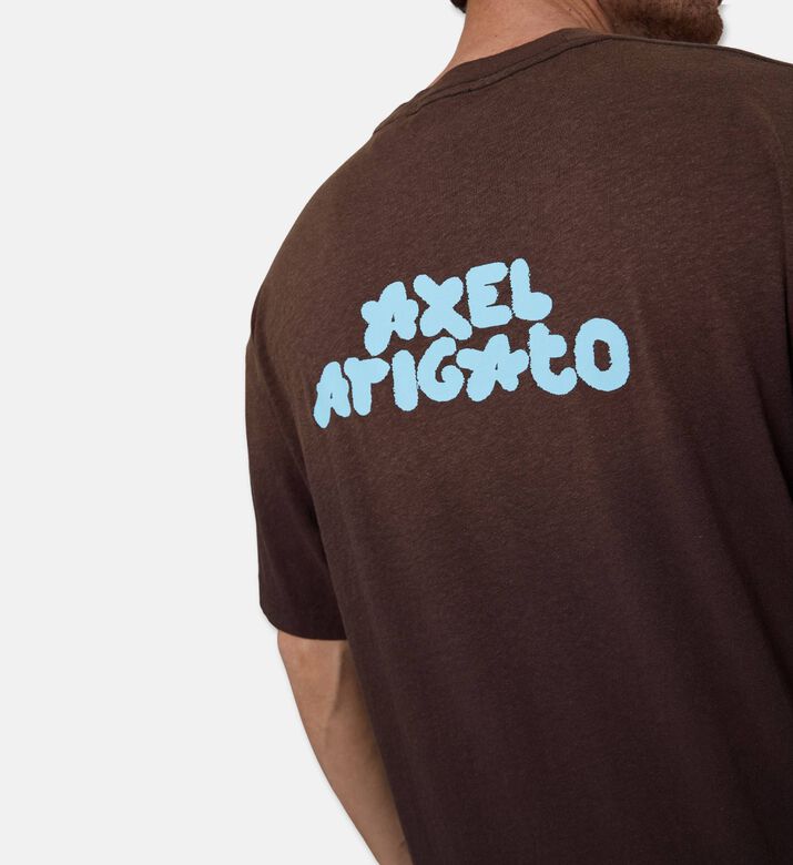 Axel Arigato Double-stitched Hem T-shirt, Model View