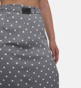 Rowen Rose All-over Polka-dot Mini Skirt, Model View
