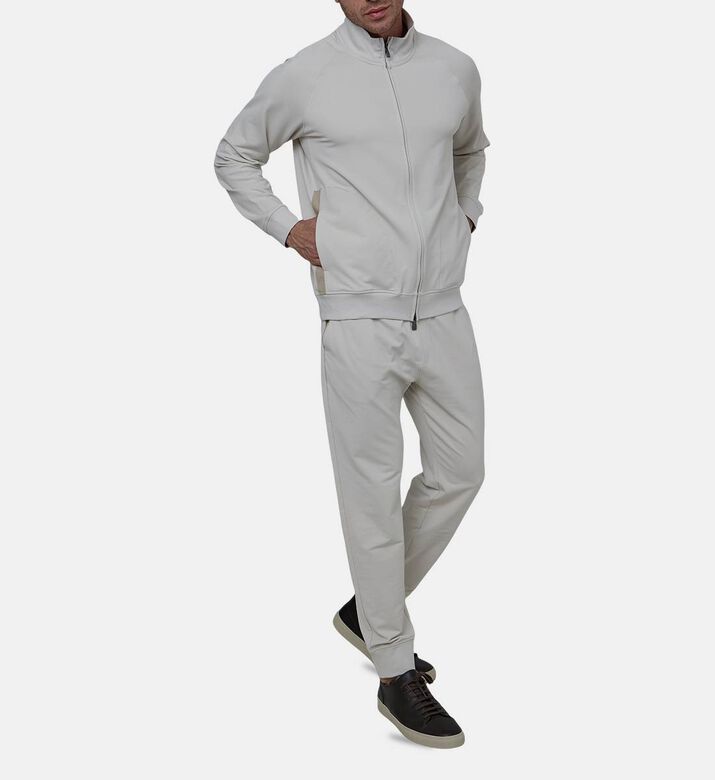 جاكيت برقبة عالية بإغلاق بسحّاب