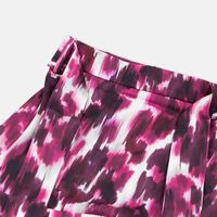 All-over Printed Flared Skirt