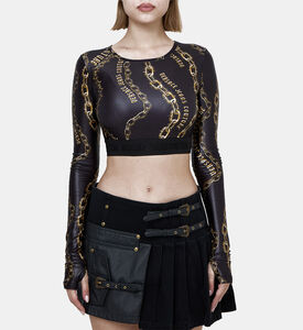 قميص قصير بنقوش