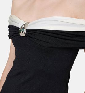 Off-shoulder Maxi Dress