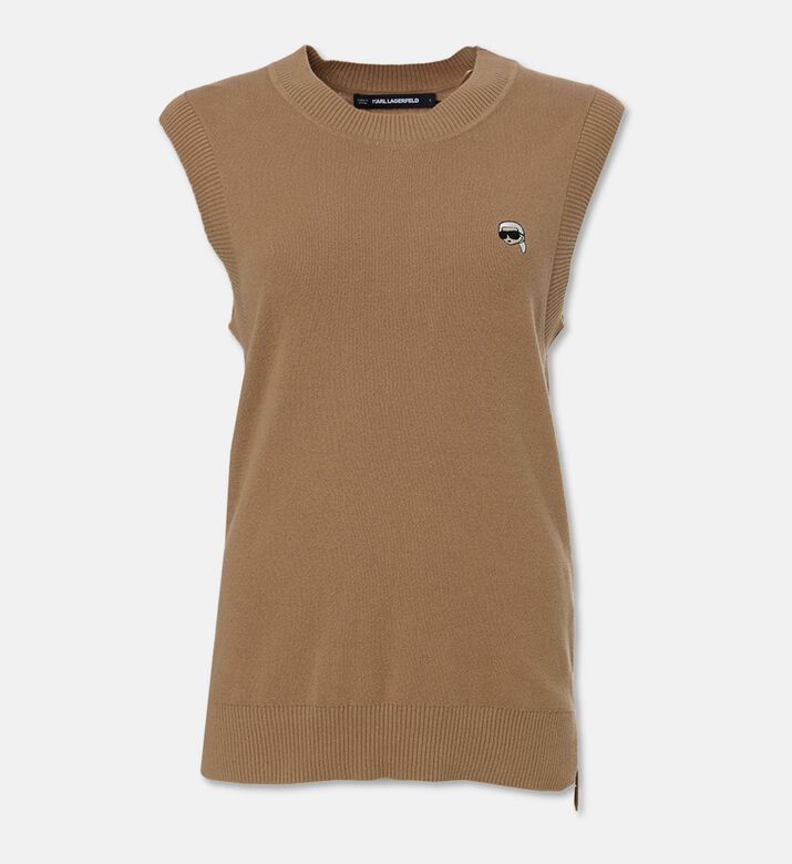 Karl Lagerfeld Logo-detail Ribbed Vest, Packshot View
