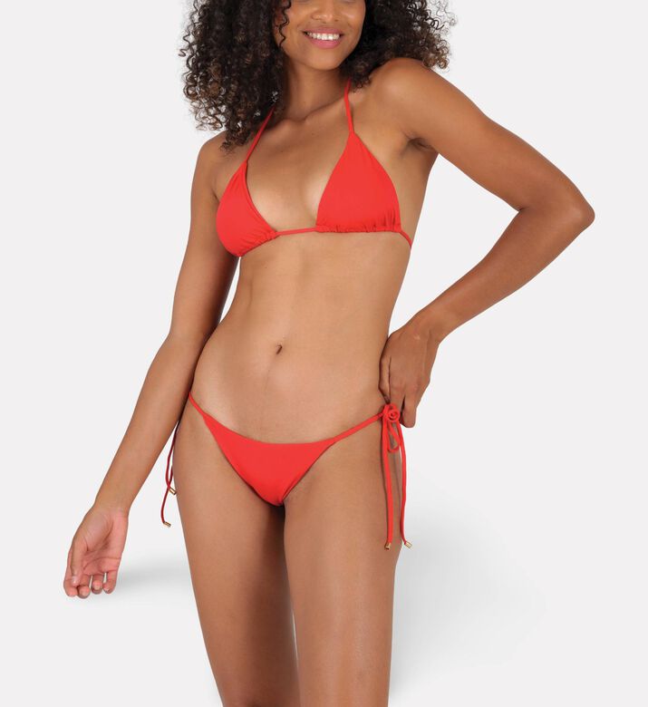 Rio De Sol Triangle Halter Bikini Top, Model View