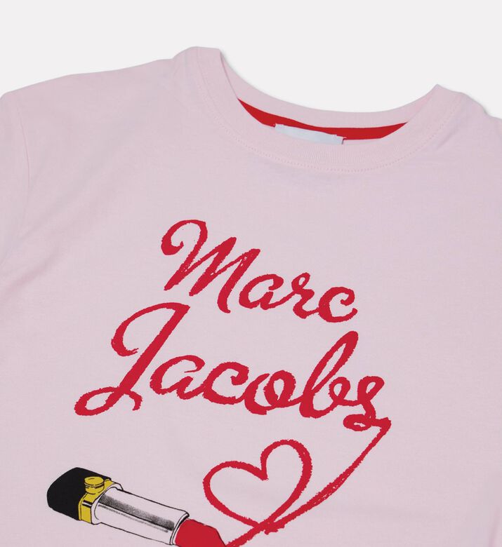 Marc Jacobs Logo-print Short-sleeve T-shirt, Pink, 8y, Packshot View