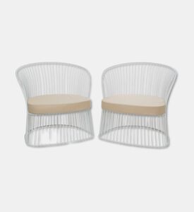 Home Deco and More Uma White Salon Set, Packshot View