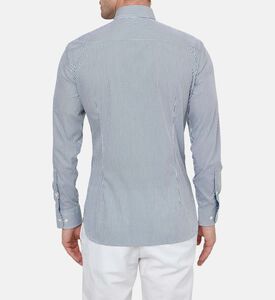 قميص إسنشال بأكمام طويلة ومقلم