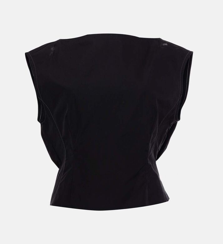 Casual Sleeveless Crewneck Top
