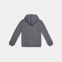 Long-sleeves Zippered Hoodie