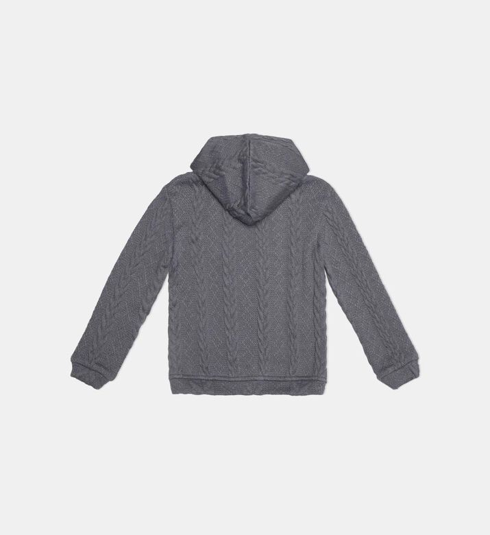 هودي بأكمام طويلة بسحاب