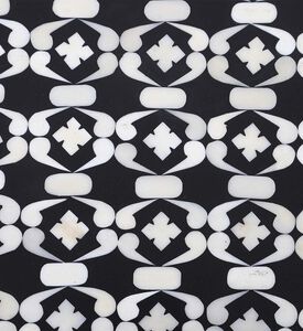 Home Deco and More Chess Round Iron Coffee Table, Packshot View Home Deco and More Chess Round Iron Coffee Table, Packshot View