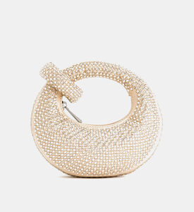Crystal Embellished Curved Bag