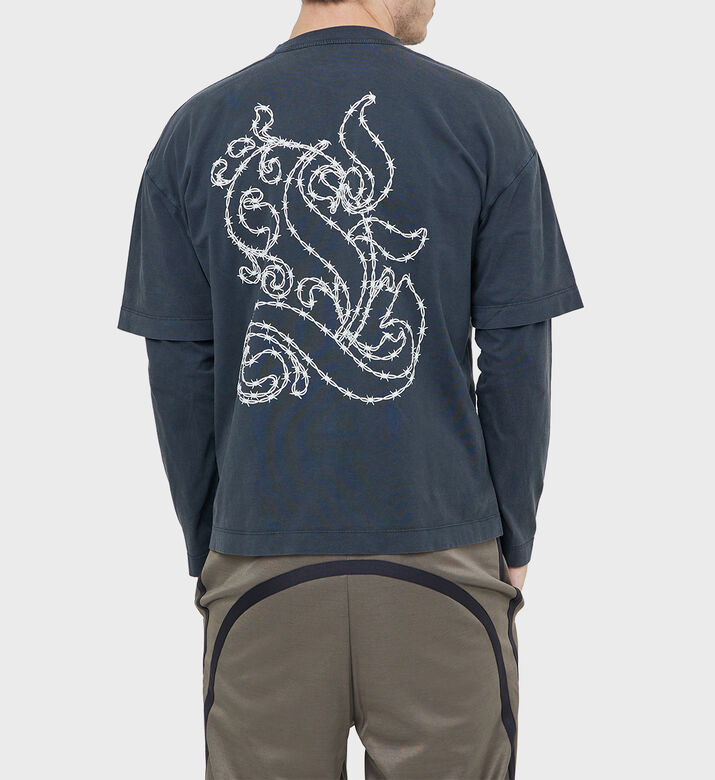 تي شيرت من القطن المغسول من Gourdon Wire