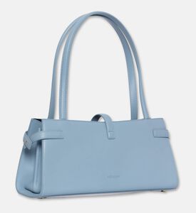 Mlouye Isla Leather Wide Tote Bag, Arctic, Packshot View