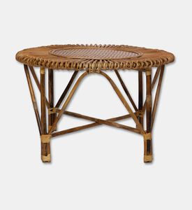 Home Deco and More Flower Design Round-shape Table, Packshot View