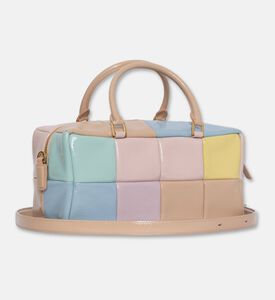 Mlouye Grid Leather Quilted Pattern Bag, Multicolor, Packshot View
