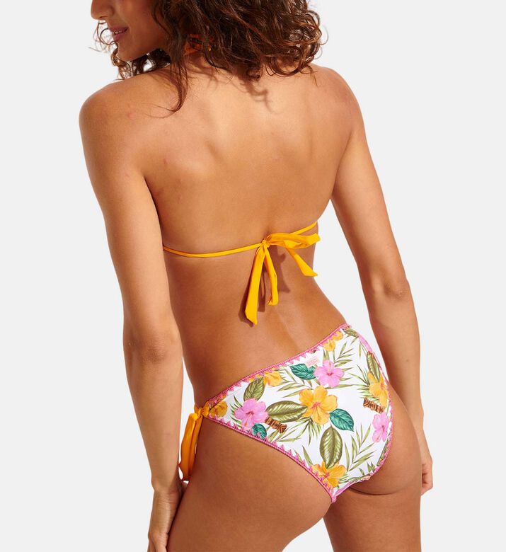 Floral Triangle Bikini Top