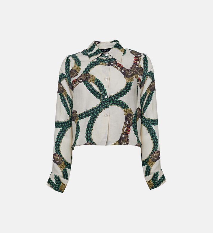 قميص سيلين ميستيك بصف أزرار