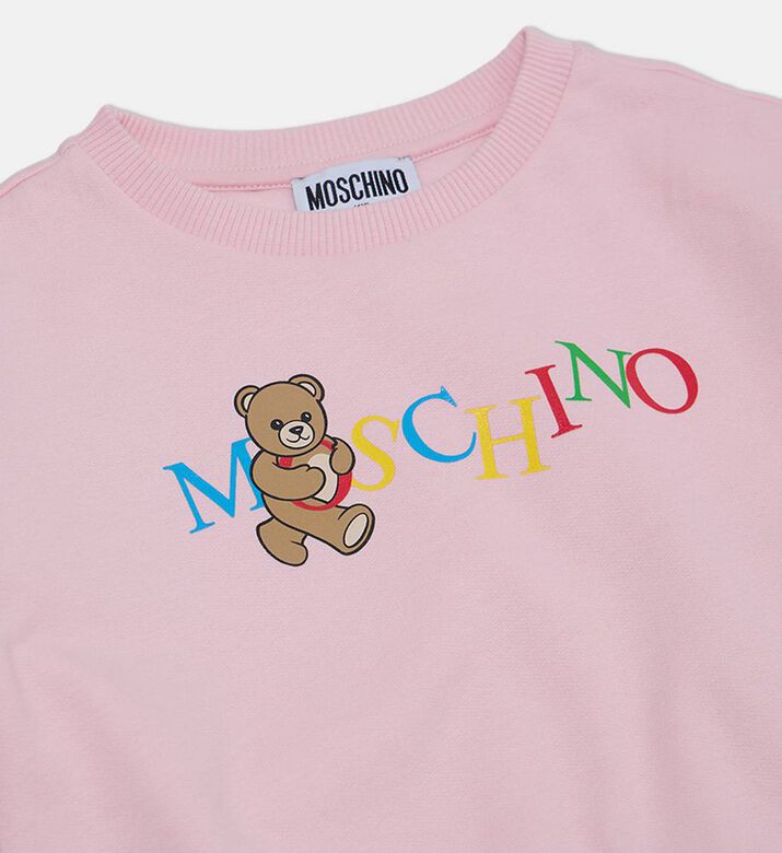 Teddy Bear-print Logo-print Frilled T-shirt Teddy Bear-print Logo-print Frilled T-shirt