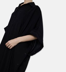 MM6 Button Closure Short-sleeve Midi Dress, Model View