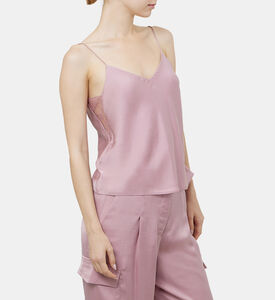 بلوزة كلاريس بأربطة دانتيل