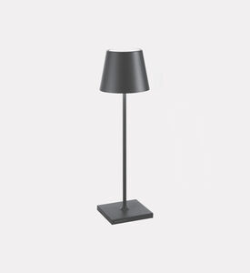Zafferano Poldina Pro Table Lamp Matt, Grey, Packshot View