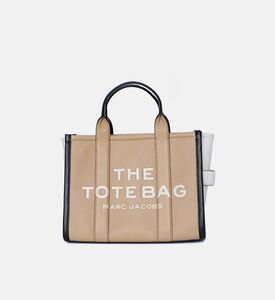 حقيبة يد متوسطة الحجم مقسمة للونين