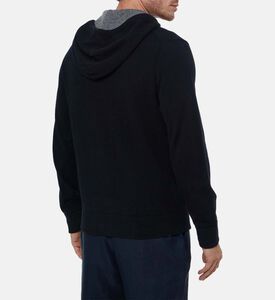 Vince Zip Fastening Hooded Sweater, Model View