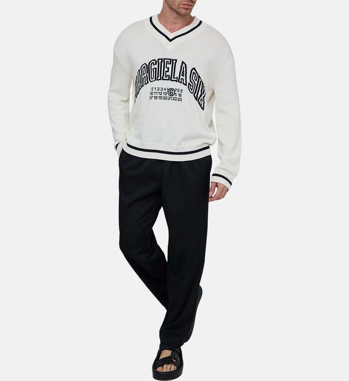 Logo-print V-neck Jumper Logo-print V-neck Jumper