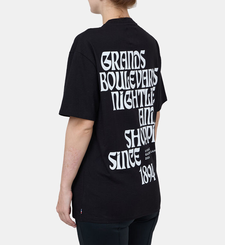 تيشيرت قطن بأكمام قصيرة