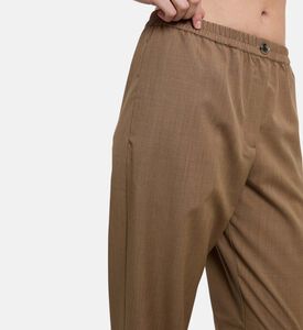 Samsoe Elastic Waistband Regular-fit Pants, Model View
